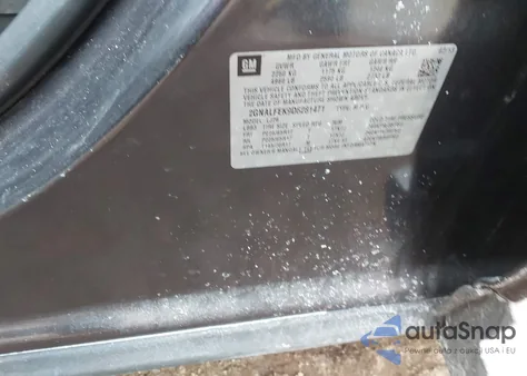 2013 Chevrolet Equinox Ltz z USA, uszkodzony, nr VIN 2GNALFEK9D6281471